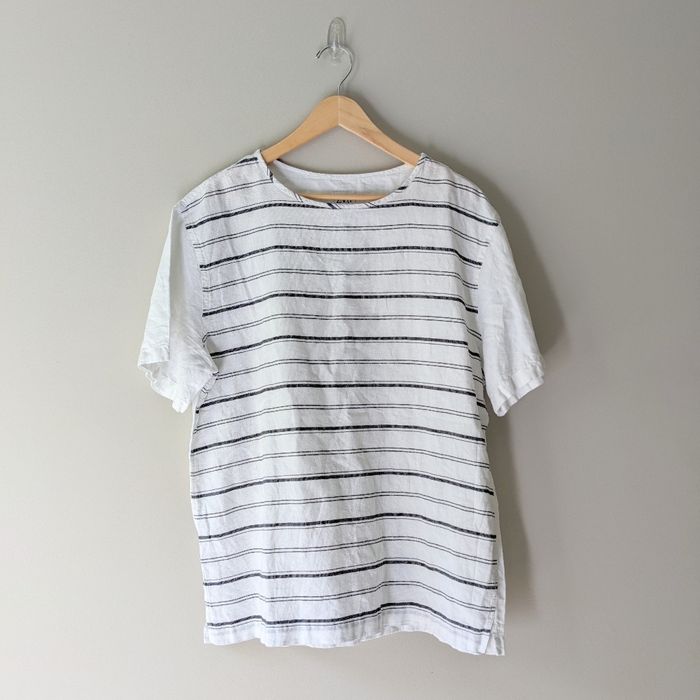 Zara | Striped Relaxed Fit Shirt
